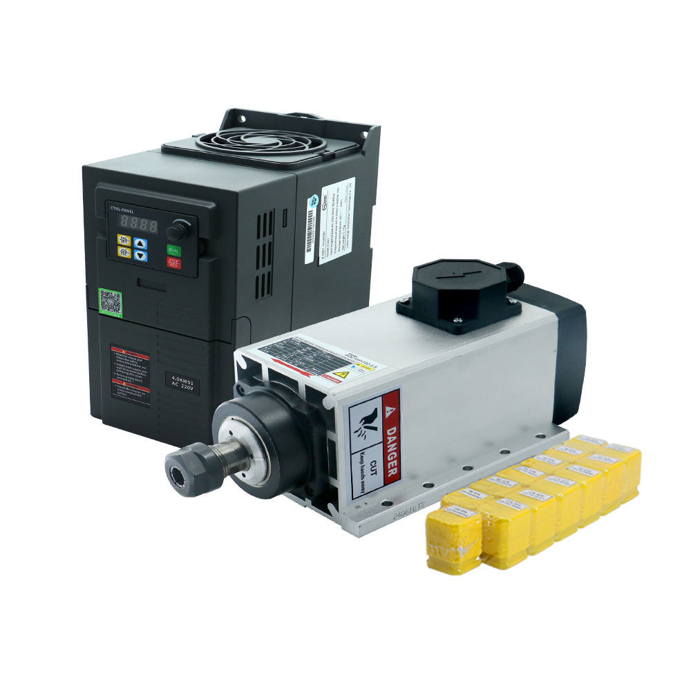 Cnc Spindle Motor - 3,5 кВт ER20, 220 В, квадратный