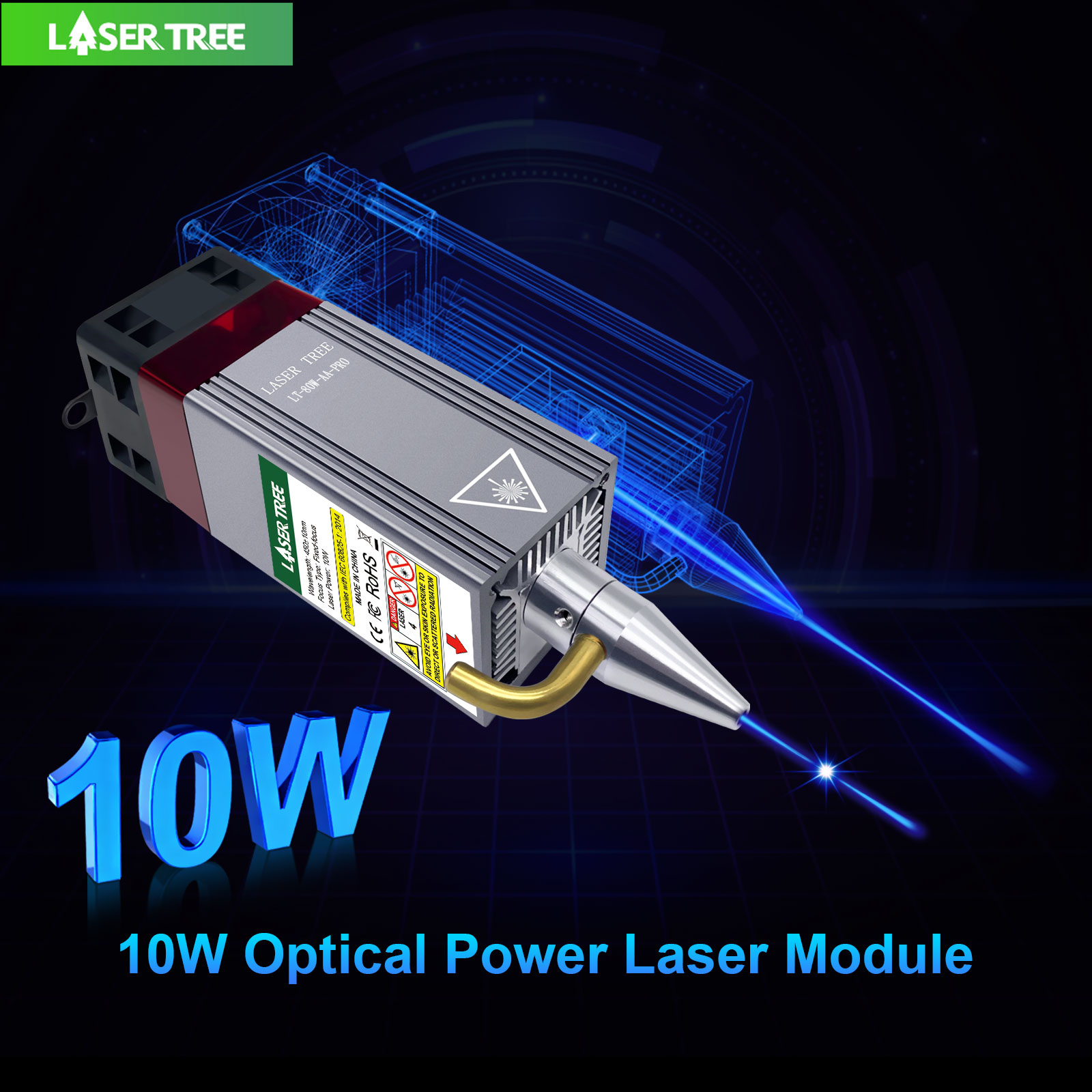 Industrial Laser Engraver - LASER TREE 5 Вт 10 Вт