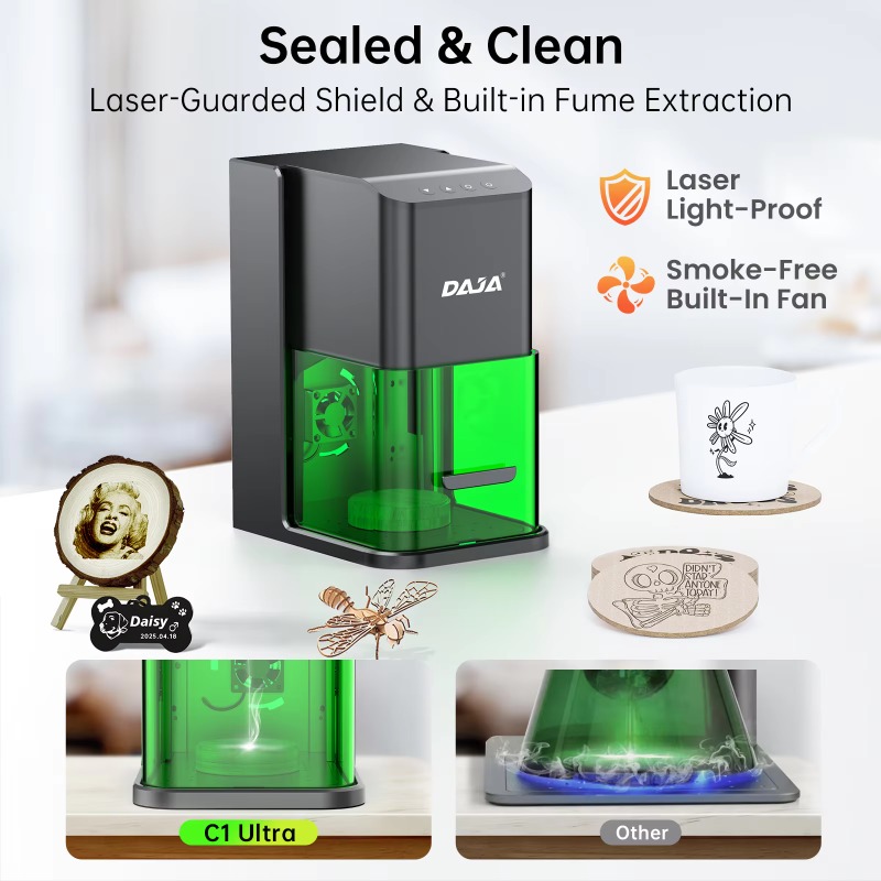 Портативный полностью закрытый – обзор и цена Laser Marking Machine