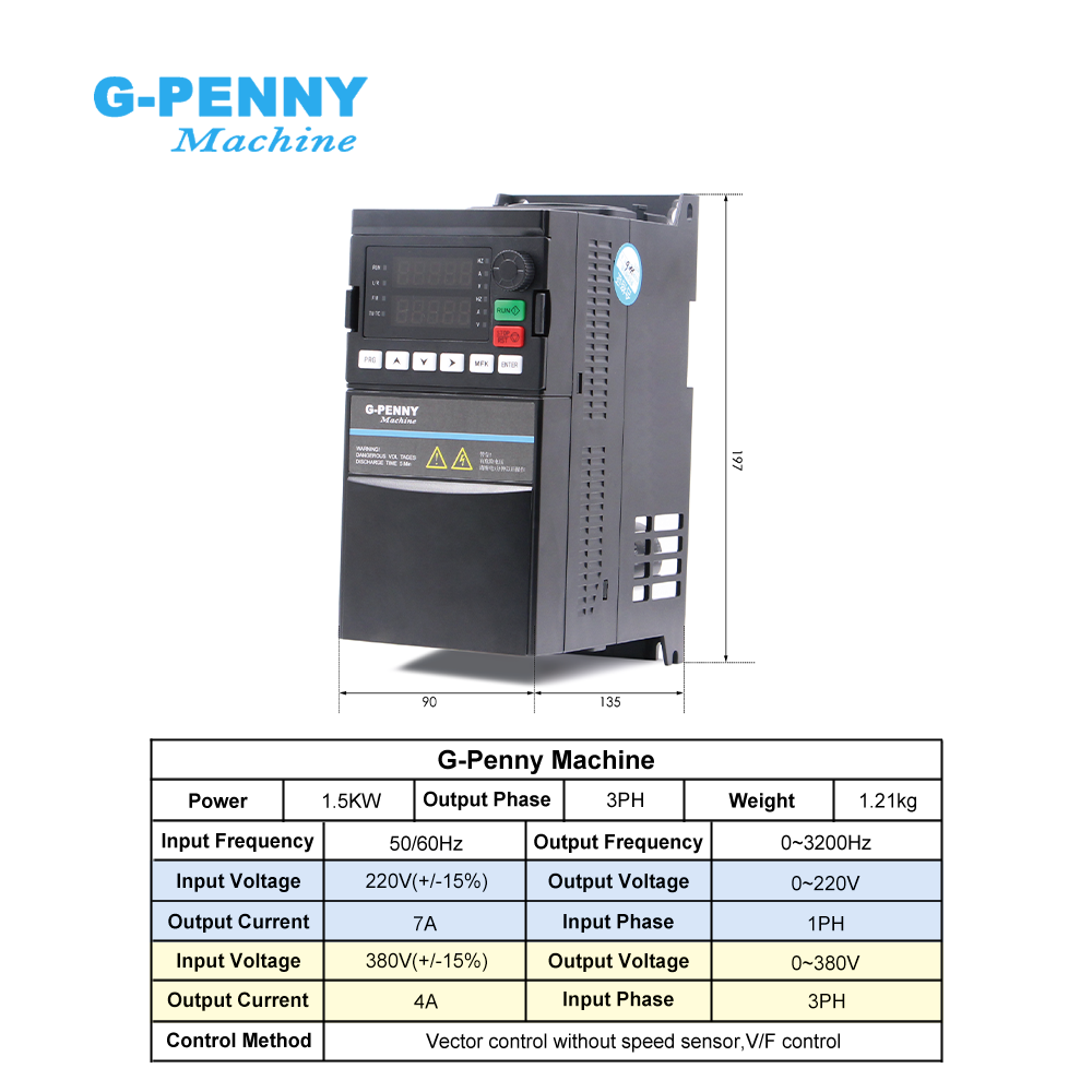 Комплект шпинделя G-Penny CNC  – обзор и цена Cnc Spindle Motor
