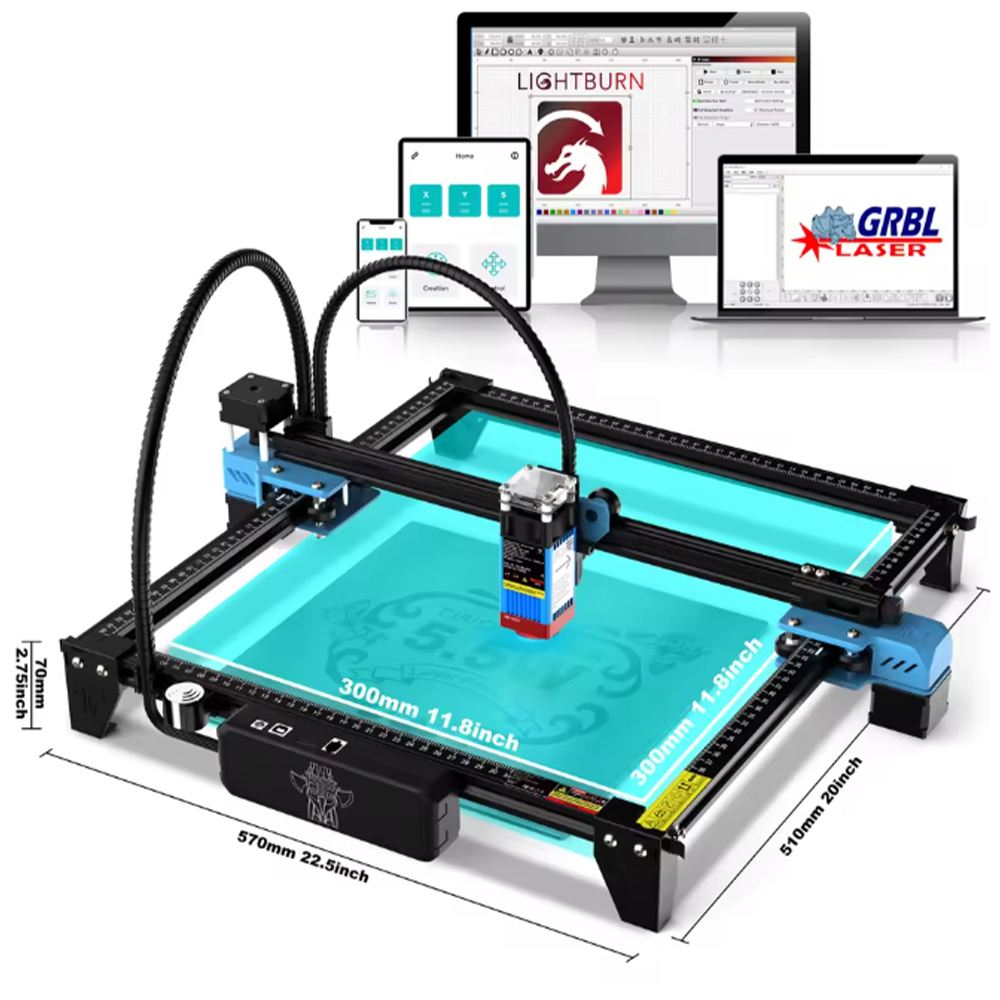 TwoTrees TTS-55 Pro/TTS-10 Pro – обзор и цена Industrial Laser Engraver