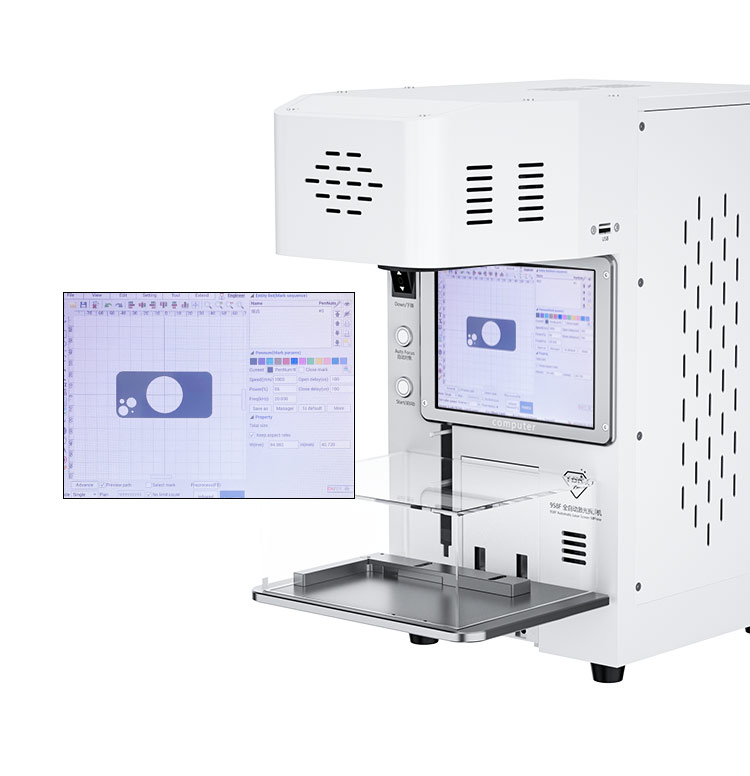 TBK 958F Мини-лазерная машина  – обзор и цена Laser Marking Machine